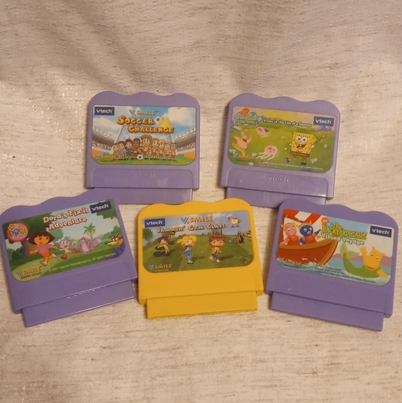 vtech Other - VTech V. Smile Games - 5 Learning Educational Lot
